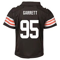 Maillot de match Nike Myles Garrett Brown Cleveland Browns pour tout-petit