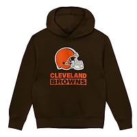 Sweat à capuche marron Cleveland Browns Back to Basics pour tout-petits Outerstuff