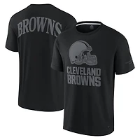 T-shirt unisexe Fanatics noir emblématique des Cleveland Browns Elements