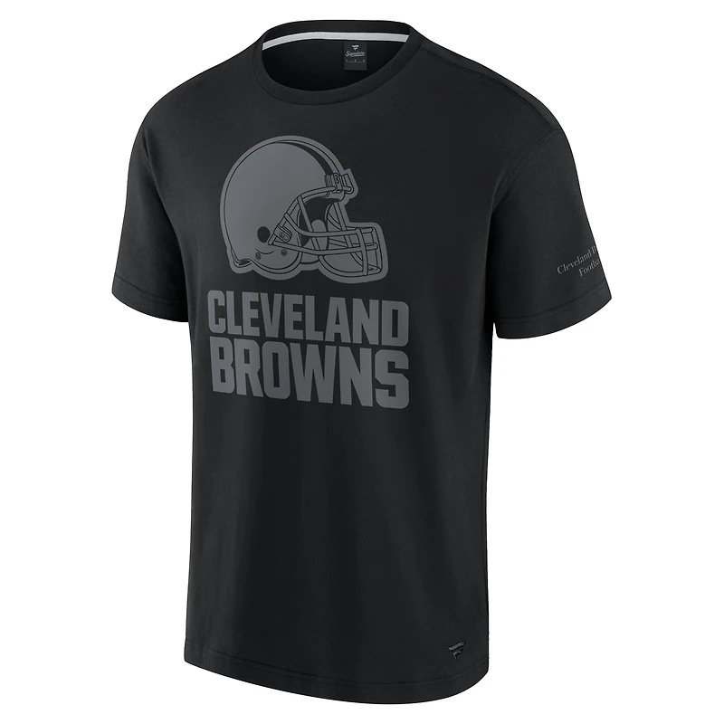 T-shirt unisexe Fanatics noir emblématique des Cleveland Browns Elements
