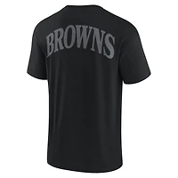 T-shirt unisexe Fanatics noir emblématique des Cleveland Browns Elements