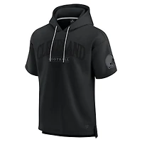 Sweat à capuche unisexe manches courtes Fanatics Black Cleveland Browns Elements Ready