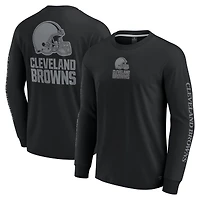 Unisex Fanatics Black Cleveland Browns Elements Strive Long Sleeve T-Shirt
