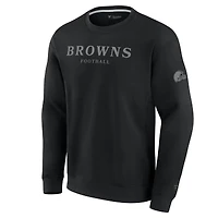 Sweat-shirt en polaire unisexe Fanatics noir Cleveland Browns Elements Unlimited
