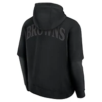 Sweat à capuche unisexe Fanatics Black Cleveland Browns Sleek Elements