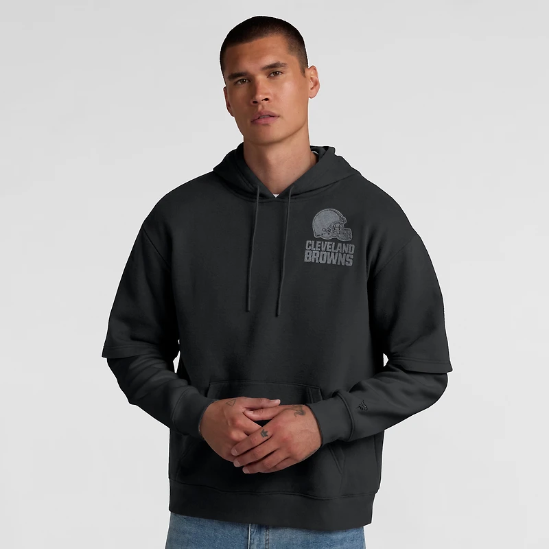 Sweat à capuche unisexe Fanatics Black Cleveland Browns Sleek Elements