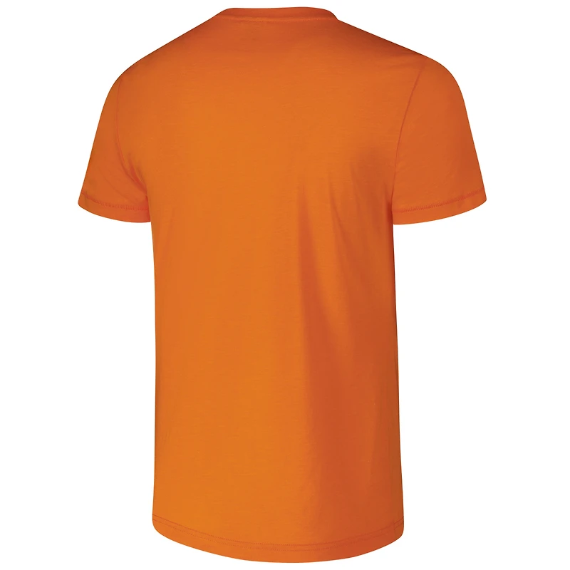 Unisex Homage Joe Thomas Orange Cleveland Browns Caricature Retired Player Tri-Blend T-Shirt