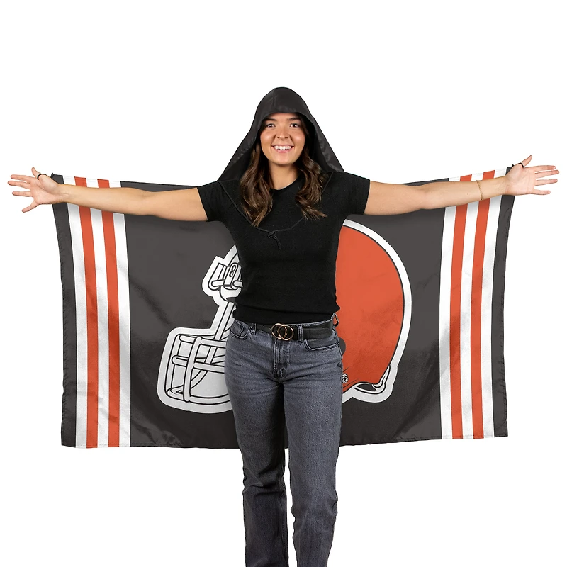 WinCraft Cleveland Browns 3' x 5' Hoodie Flag