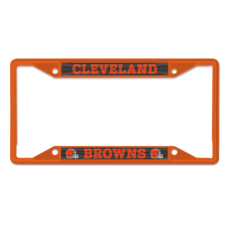 WinCraft Cleveland Browns Chrome Color License Plate Frame