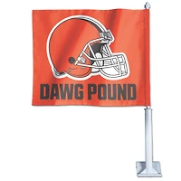 Drapeau de voiture double face WinCraft Cleveland Browns