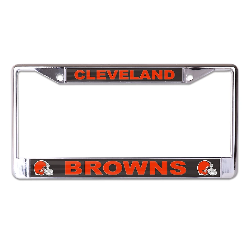 WinCraft Cleveland Browns Laser Cut Metal License Plate Frame