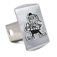 Cache-attelage en métal chromé haut de gamme WinCraft Cleveland Browns