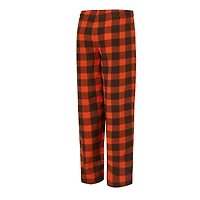 Ensemble pyjama en flanelle marron/orange Cleveland Browns Avondale pour femme Concepts Sport