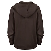 Women's '47 Brown Cleveland Browns Clarity Kennedy Pullover Hoodie