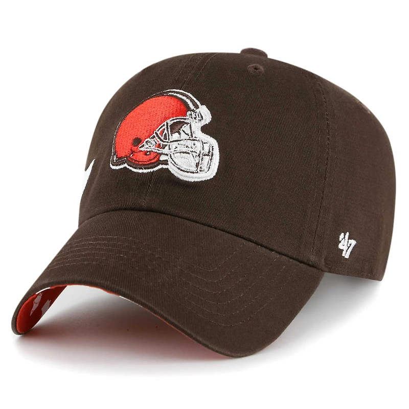 Casquette réglable '47 Cleveland Browns Confetti Icon Clean Up pour femmes