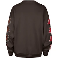 Sweat-shirt oversize marron « 47 » des Cleveland Browns pour femme