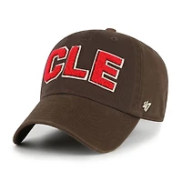 Casquette ajustable Zoey Clean Up marron 47 pour femme des Cleveland Browns