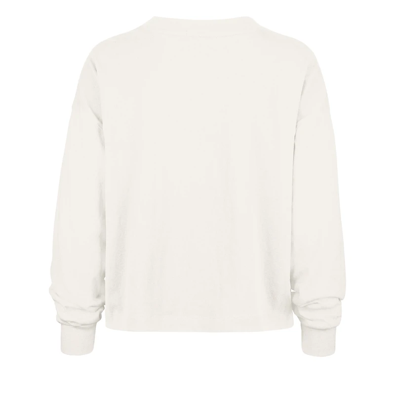 Women's '47 Cream Cleveland Browns Dawg Pound XL Muse Sydney Long Sleeve T-Shirt