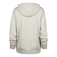 Women's '47 Cream Cleveland Browns Dawg Pound XL Whirlwind Naomi Pullover Hoodie