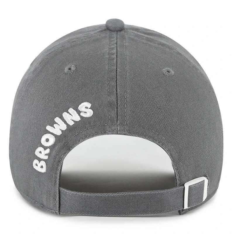 Casquette ajustable Bright Side Clean Up 47 grise pour femme des Cleveland Browns