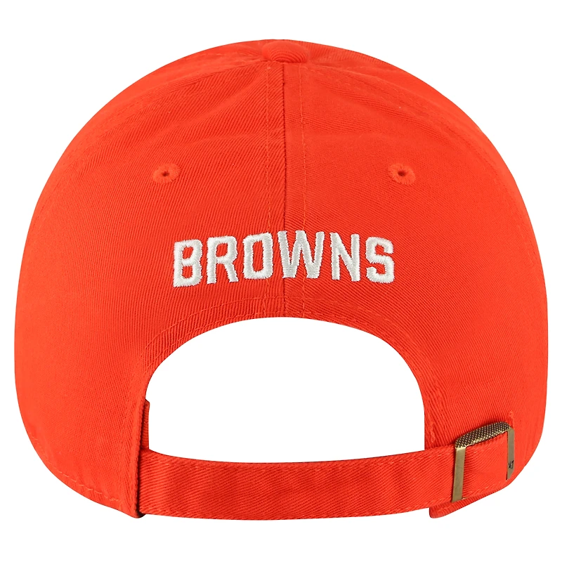 Casquette réglable '47 orange Cleveland Browns Finely Clean Up pour femmes
