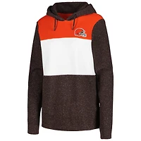 Sweat à capuche Antigua Brown Cleveland Browns Wicket pour femmes
