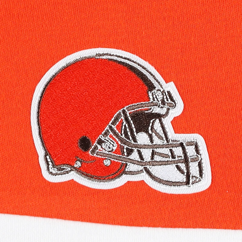 Sweat à capuche Antigua Brown Cleveland Browns Wicket pour femmes