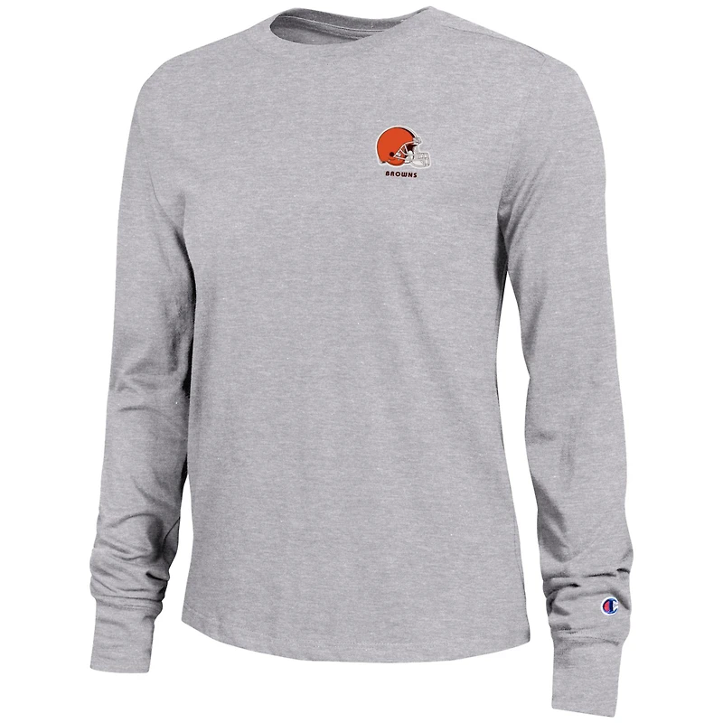 V106245 Browns 950 NFL Cropped Boyfriend pour femme LST TEELADL-S #7