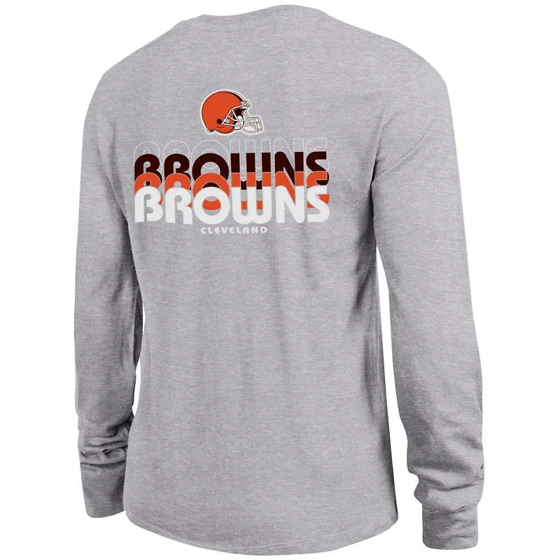 V106245 Browns 950 NFL Cropped Boyfriend pour femme LST TEELADL-S #7