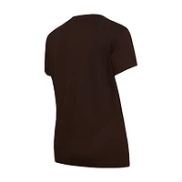 Concepts Sport T-shirt et pantalon en flanelle Arctic Cleveland Browns marron/orange pour femme