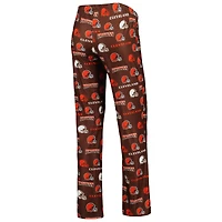 Concepts Sport Pantalon en tricot pour femme Cleveland Browns Breakthrough Marron