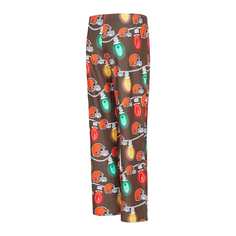 Ensemble haut à manches longues et pantalon en tricot Garland pour femme Concepts Sport Cleveland Browns