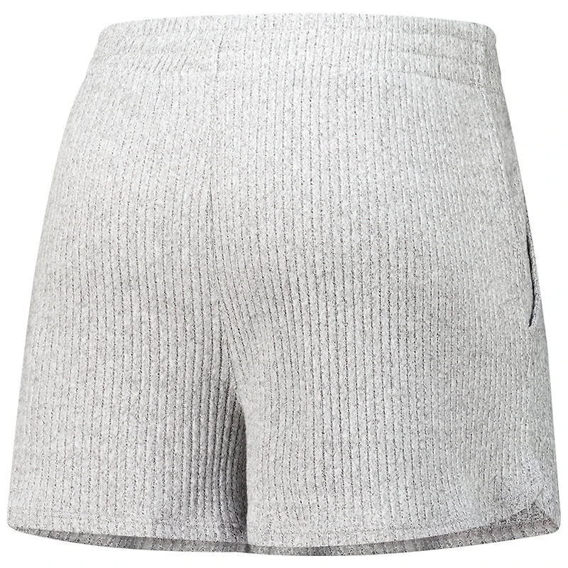 Ensemble sweat à capuche et short manches longues Juniper gris Cleveland Browns pour femme