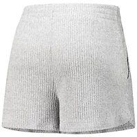 Ensemble sweat à capuche et short manches longues Juniper gris Cleveland Browns pour femme
