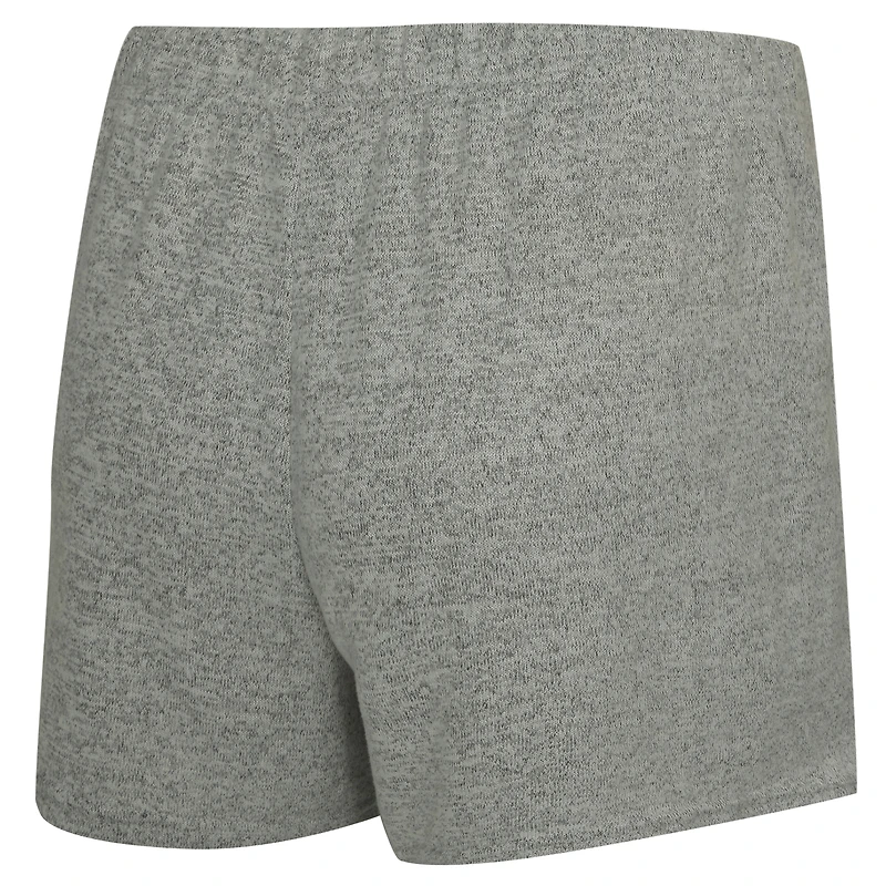 Ensemble débardeur, short et peignoir Rigor gris chiné pour femme Concepts Sport des Cleveland Browns