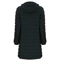 Doudoune longue isolante entièrement zippée pour femme Cutter & Buck Black Cleveland Browns Mission Ridge Repreve Eco