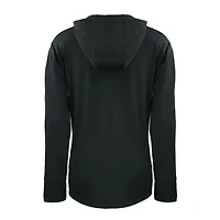Sweat à capuche demi-zippé écologique et recyclé Daybreak des Cleveland Browns pour femme, noir