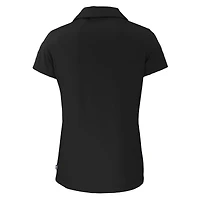 Women's Cutter & Buck  Black Cleveland Browns Throwback Daybreak Eco Recycled V-Neck Polo