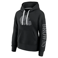 Women's Fanatics  Black Cleveland Browns Elements Next Pullover Hoodie
