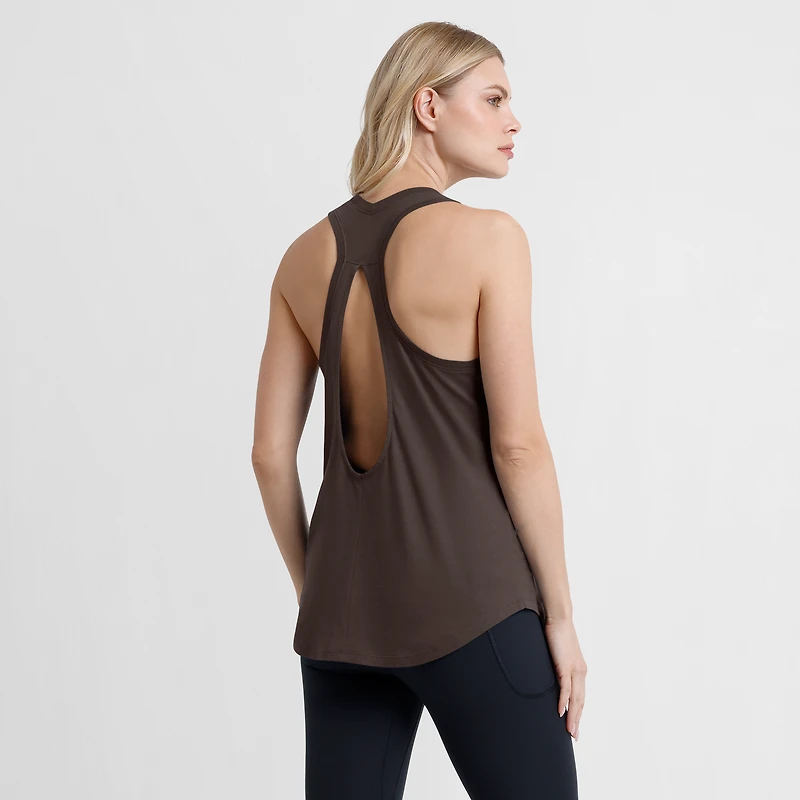 Débardeur Fanatics Brown pour femme Cleveland Browns Iron Fan