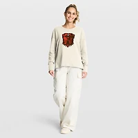 T-shirt à manches longues pour femme Fanatics Cream Cleveland Browns Dove Legacy