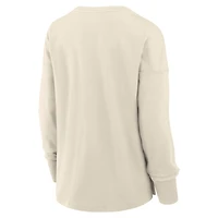 T-shirt à manches longues pour femme Fanatics Cream Cleveland Browns Dove Legacy