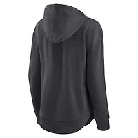 Fanatics Heather Charcoal pour femmes Cleveland Browns Set To Fly - Chandail à capuchon