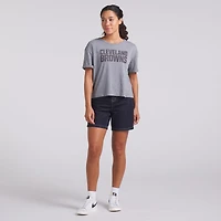 T-shirt boxy tri-blend gris chiné Fanatics pour femme