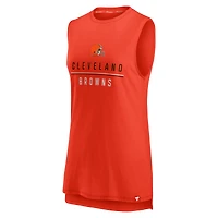 Fanatics pour femmes orange Cleveland Browns True Contender - Débardeur