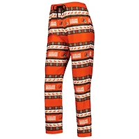 FOCO Orange Cleveland Browns Holiday Ugly Ensemble de pyjama pour femme