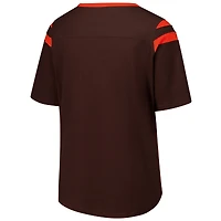Women's G-III 4Her by Carl Banks Brown Cleveland Browns Plus Linebacker T-Shirt