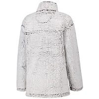 Veste zippée en sherpa pour femme G-III 4Her par Carl Banks, gris, Cleveland Browns