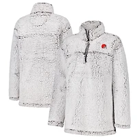 Veste zippée en sherpa pour femme G-III 4Her par Carl Banks, gris, Cleveland Browns