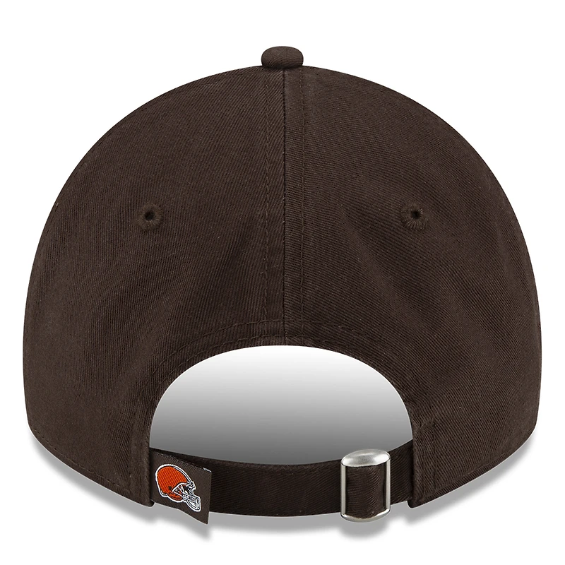 Women's New Era  Brown Cleveland Browns Core Classic 9TWENTY Adjustable Hat